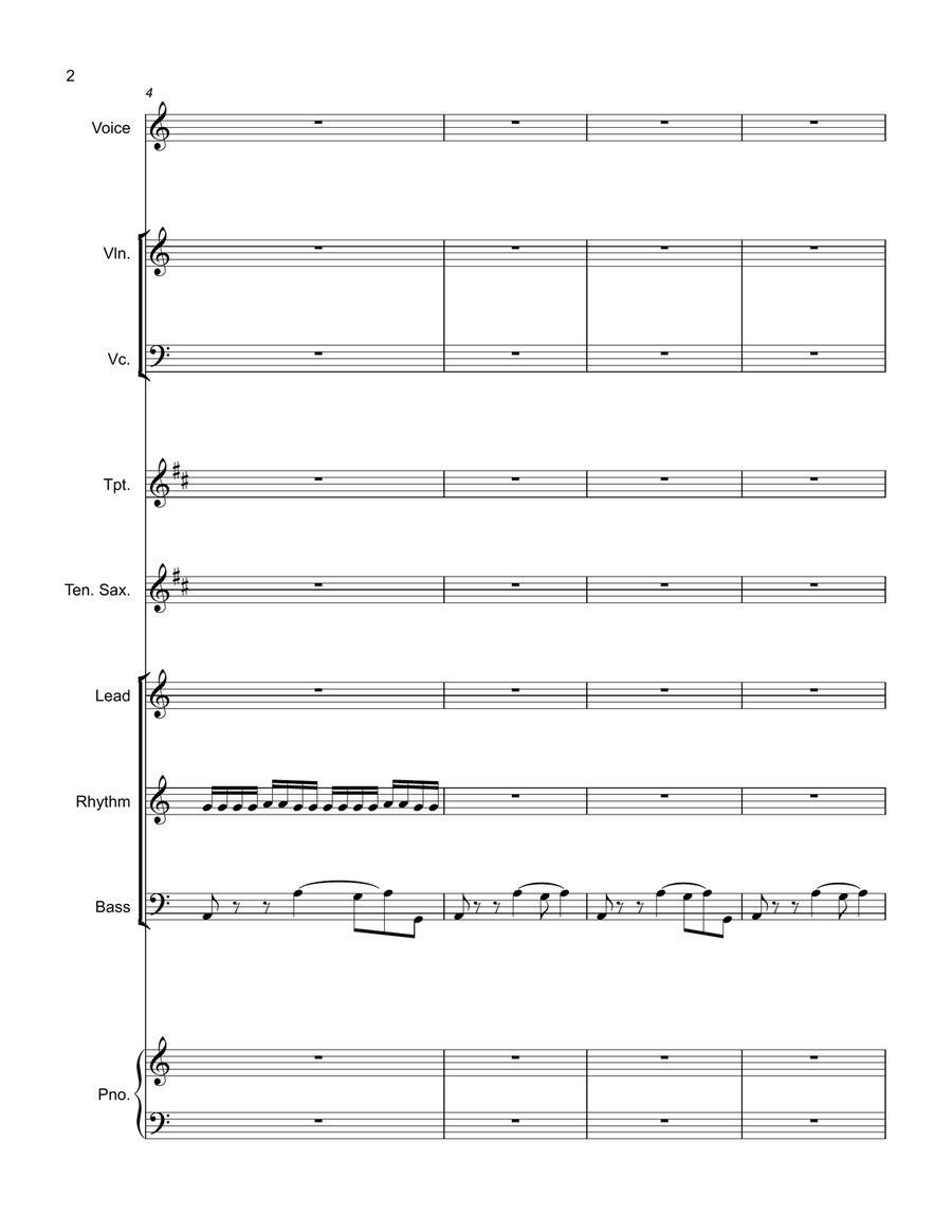 Jolene's New Groove Jazz Ensemble scores gallery preview page 2