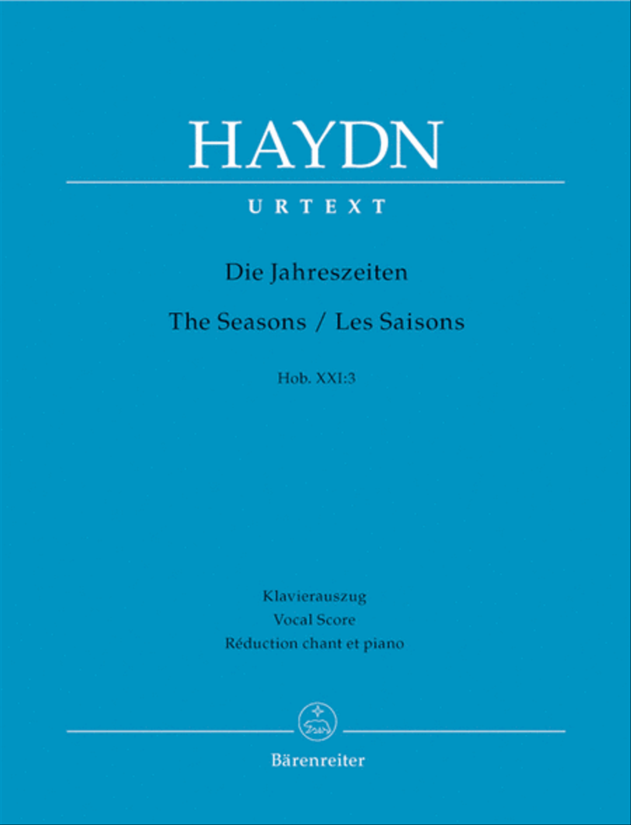 Les Saisons Hob. XXI:3 Les Saisons Hob. XXI:3 4-Part scores gallery preview page 1