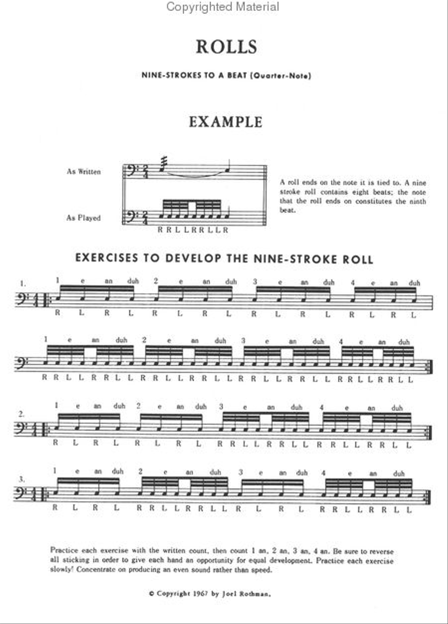 Rolls, Rolls, Rolls Drums scores gallery preview page 2
