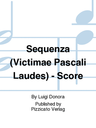 Sequenza (Victimae Pascali Laudes) - Score