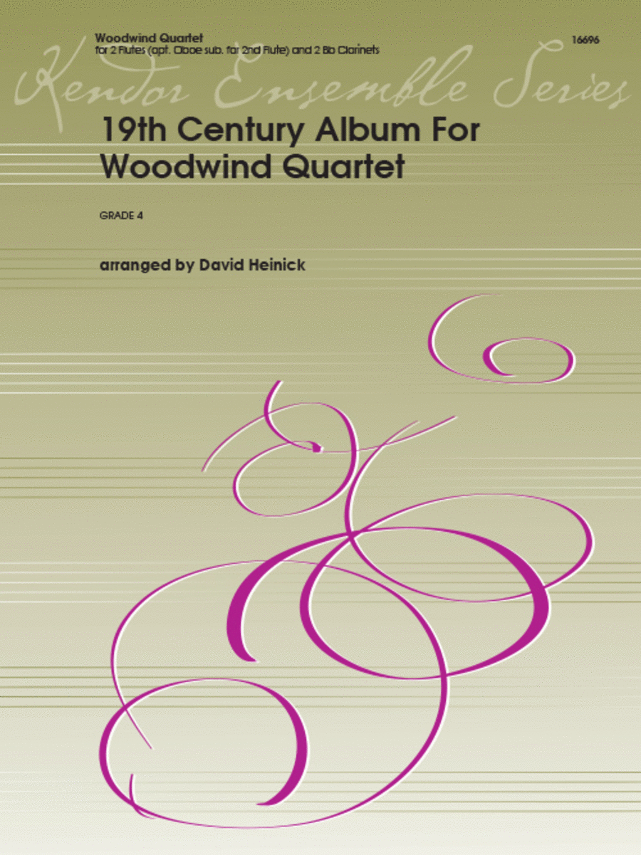 19th Century Album For Woodwind Quartet