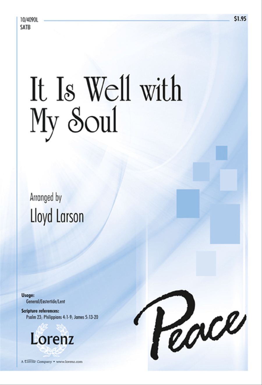 It Is Well with My Soul 4-Part scores gallery preview page 1
