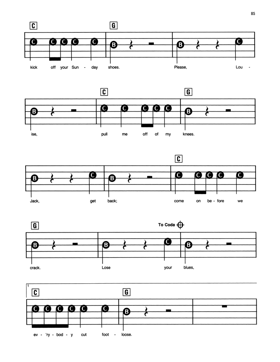 Footloose Electronic Keyboard scores gallery preview page 3