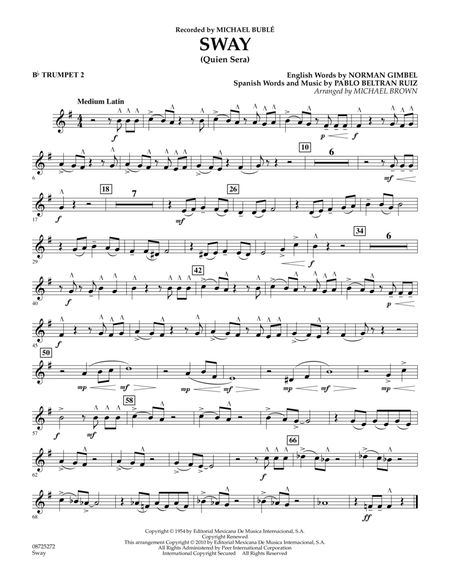 Sway (Quien Sera) - Bb Trumpet 2