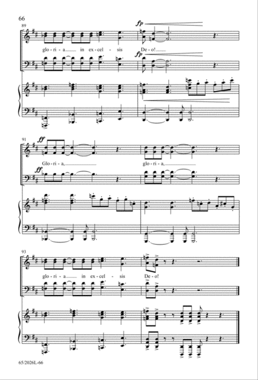 Night of the Father's Love 4-Part scores gallery preview page 67