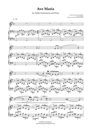 Ave Maria (Schubert) for Treble Instrument