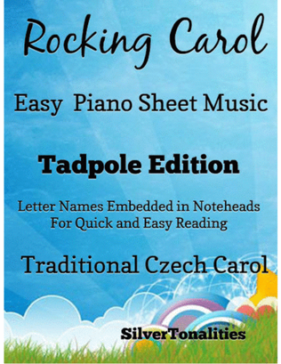 Book cover for The Rocking Carol Easy Piano Sheet Music 2nd Edition