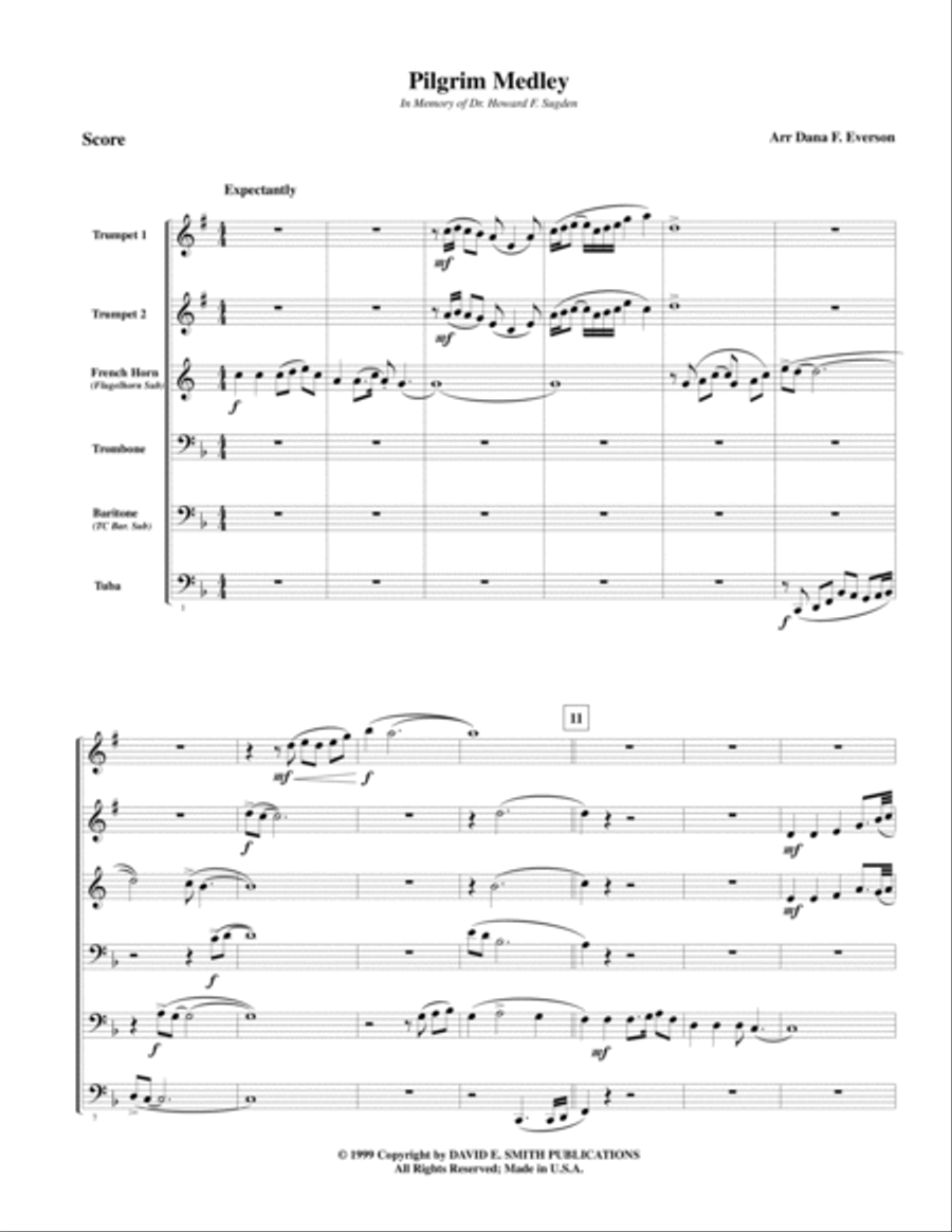 Pilgrim Medley Pilgrim Medley Chamber Music scores gallery preview page 2