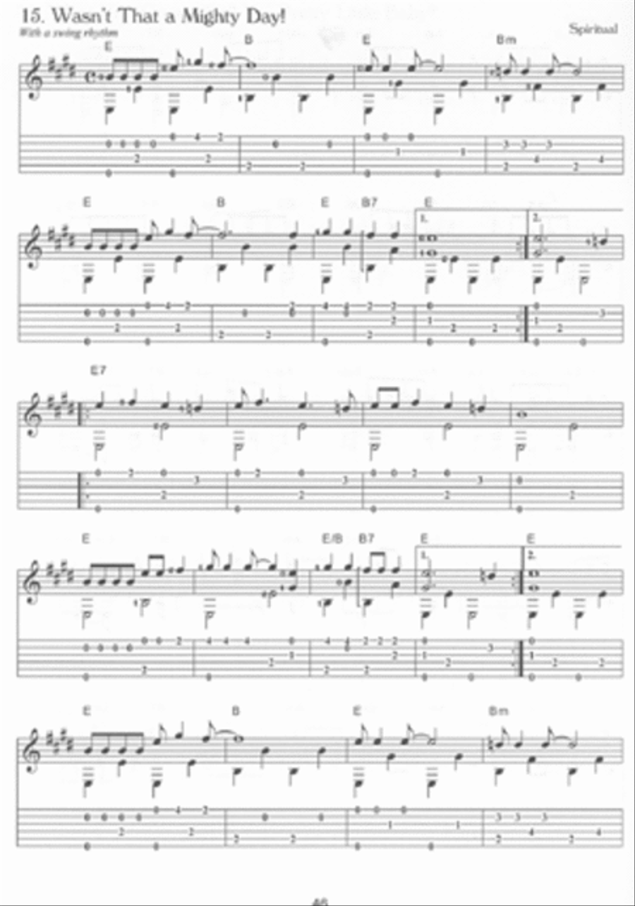 An American Christmas Fingerpicking Guitar scores gallery preview page 4