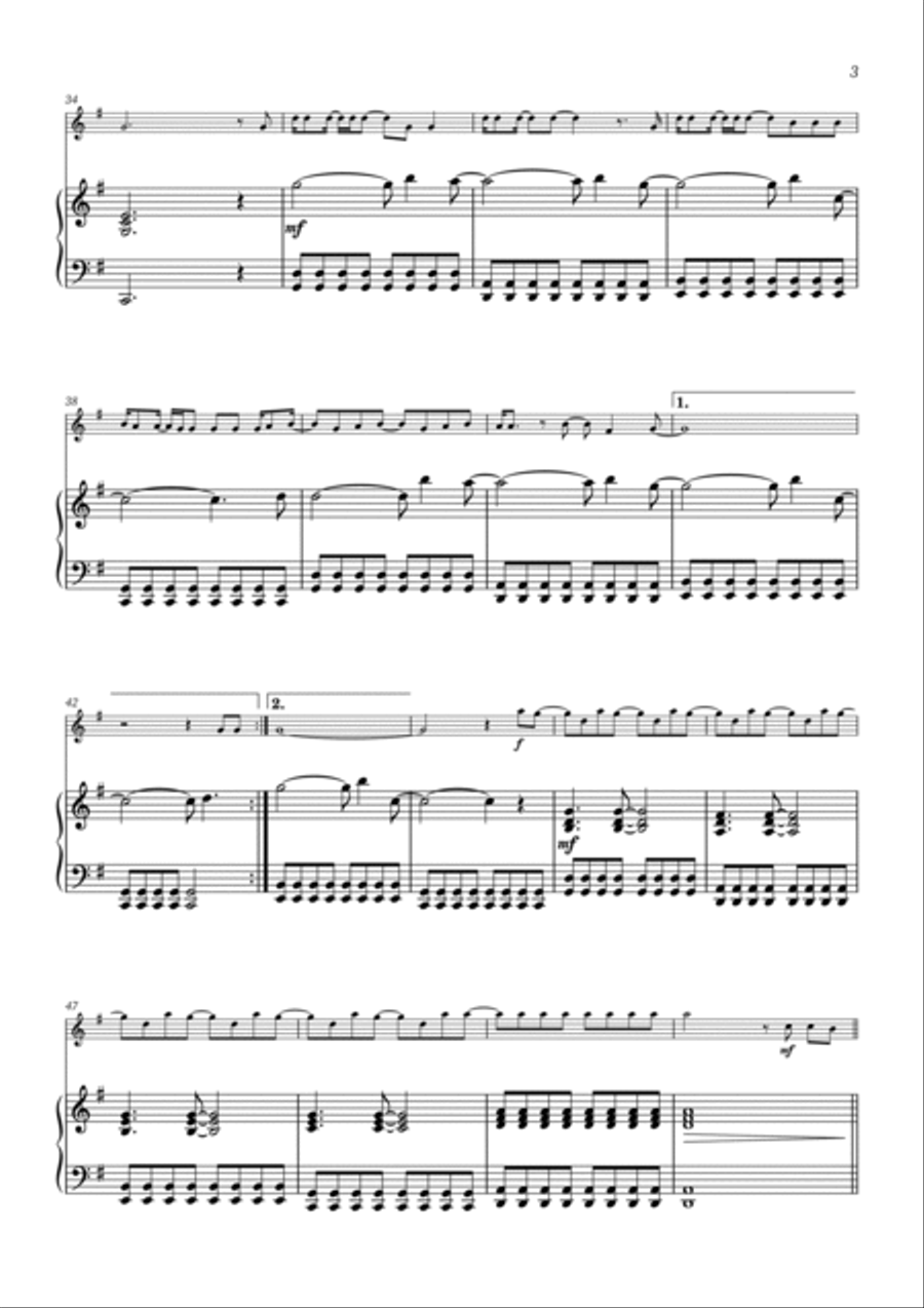 All Too Well Violin Solo scores gallery preview page 3