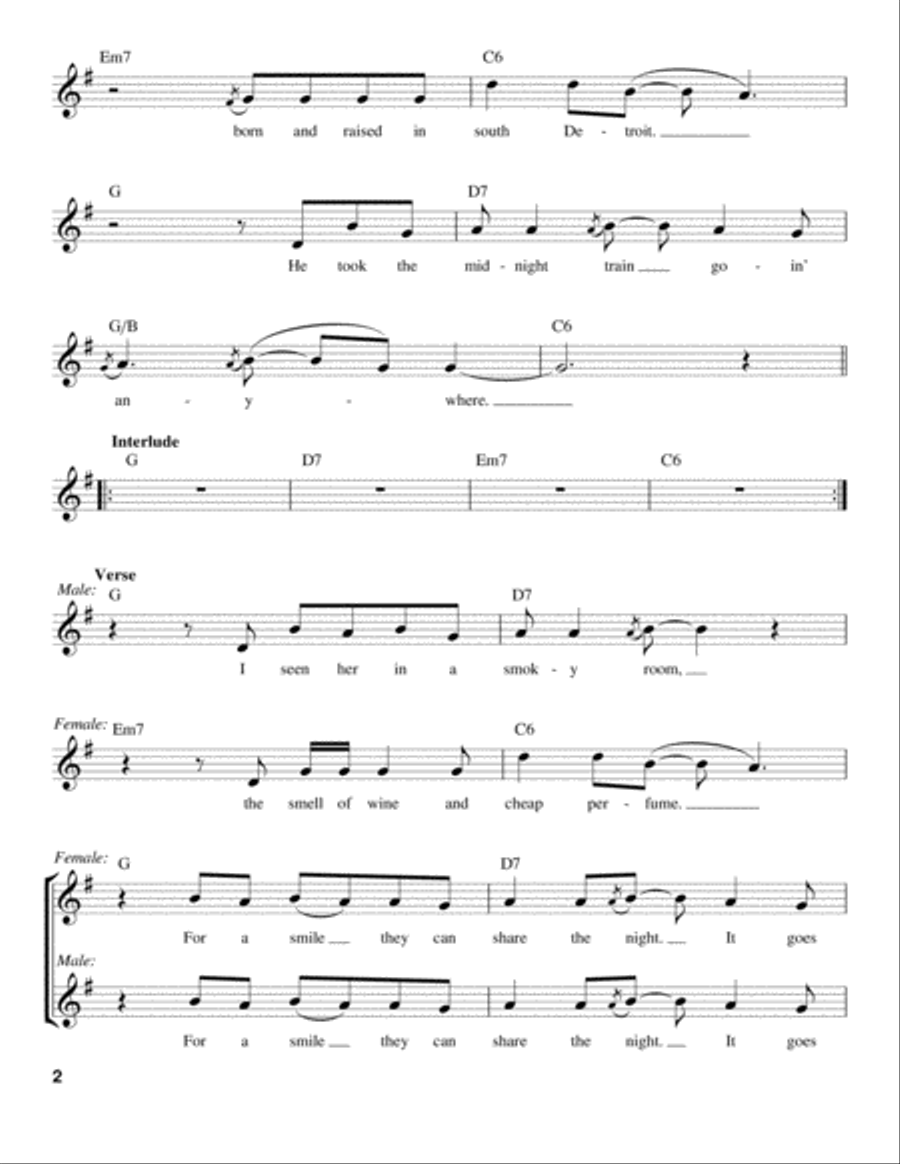 Don't Stop Believin' Voice scores gallery preview page 2