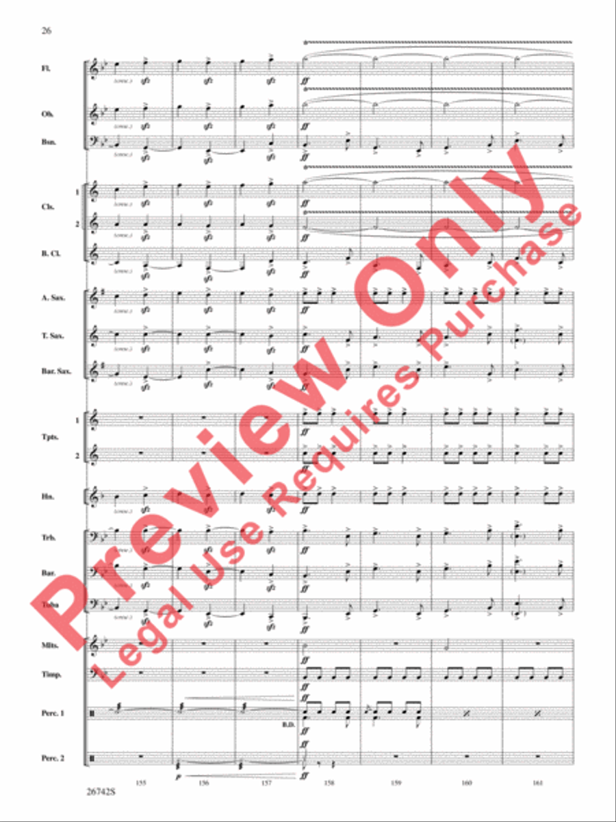 A Christmas Festival A Christmas Festival Concert Band scores gallery preview page 27