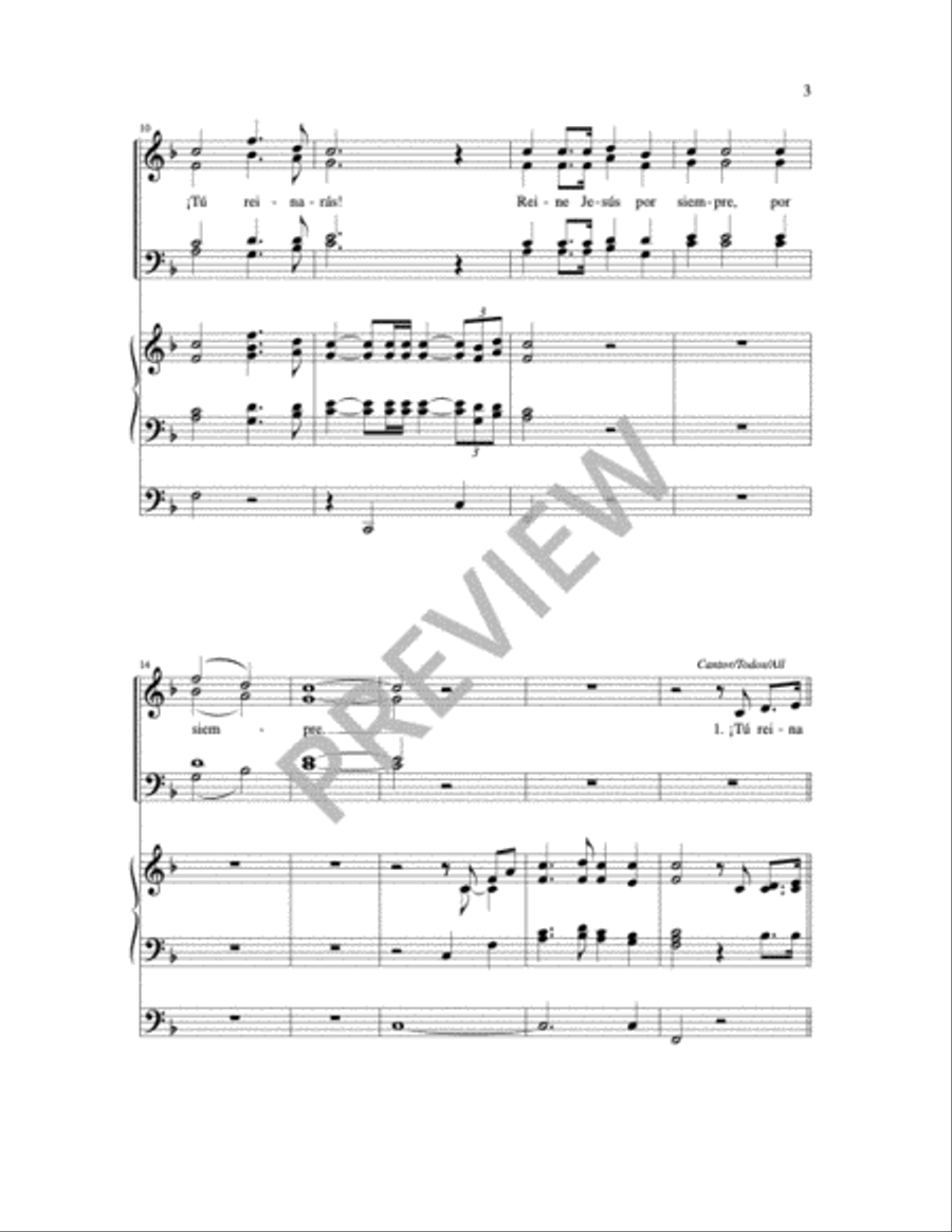Tu Reinaras Tu Reinaras 4-Part scores gallery preview page 18