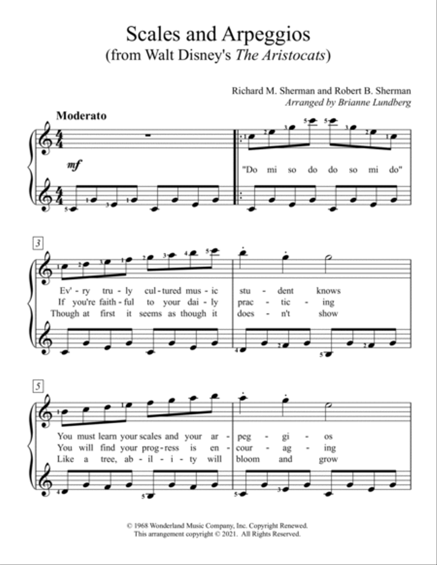 Scales And Arpeggios Voice scores gallery preview page 2