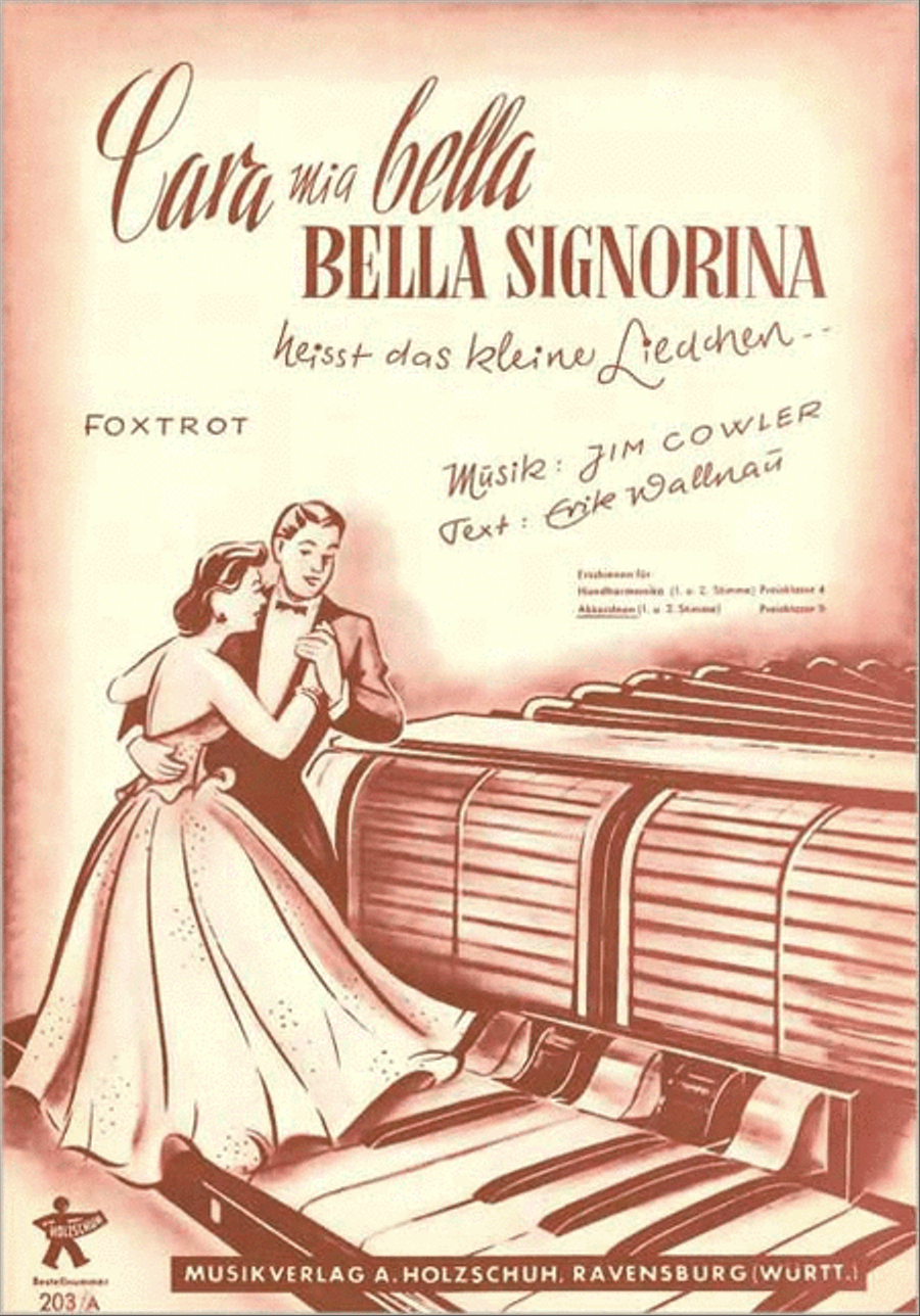 Cara mia bella Accordion scores gallery preview page 1