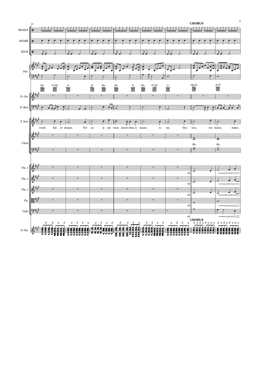 When I Fell in Love with You Piano, Vocal, Guitar scores gallery preview page 3