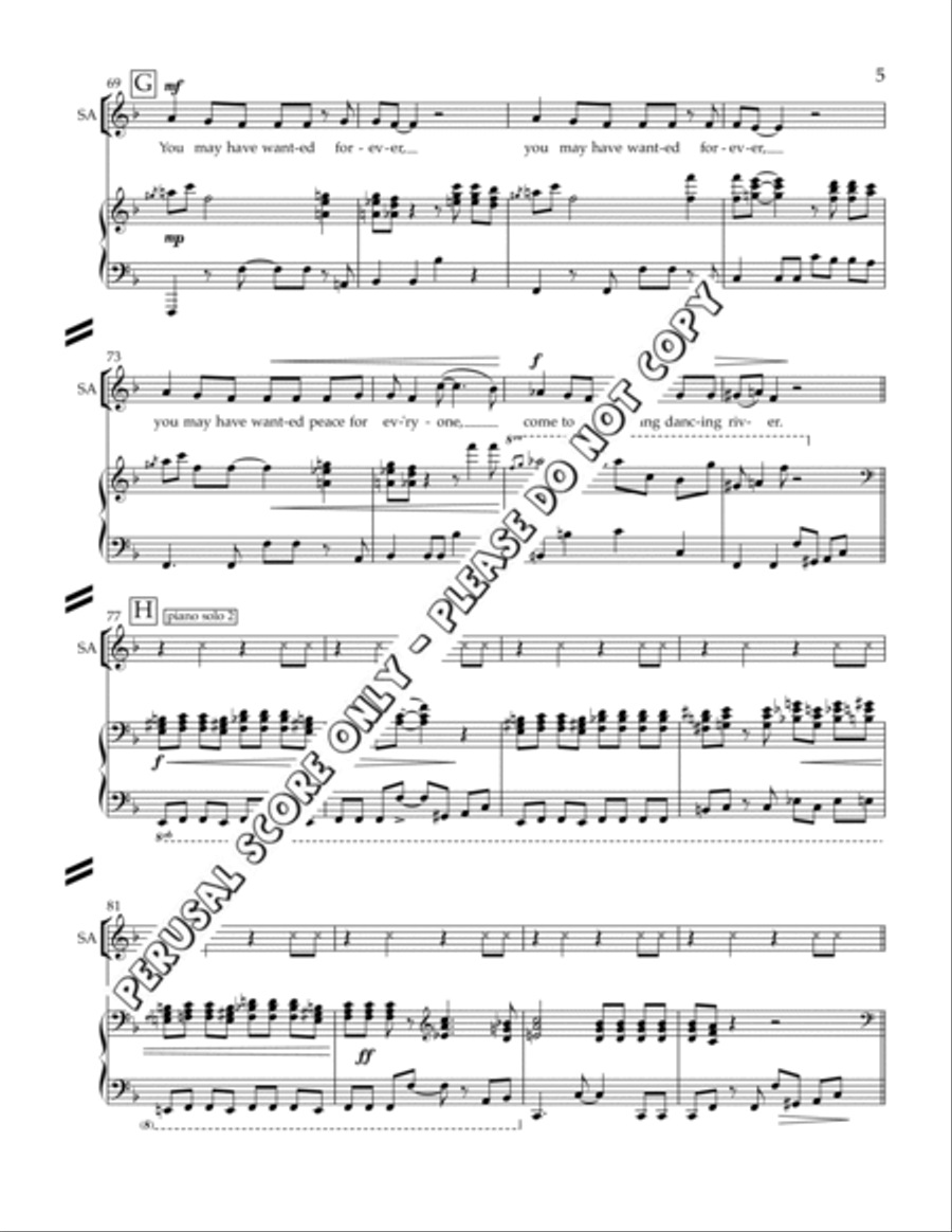 Dancing Dancing River Ssa SSA scores gallery preview page 6
