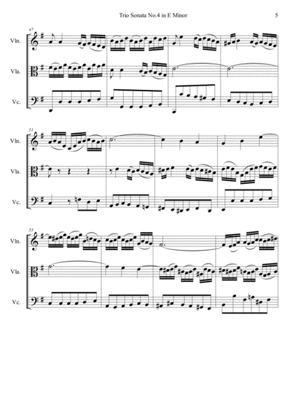Trio Sonata No.4 in E minor, BWV 528 image number null