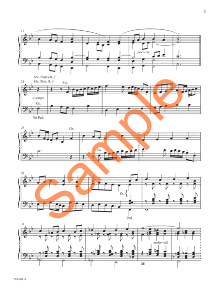 Easy Organ Library, Vol. 73 Organ Solo scores gallery preview page 4