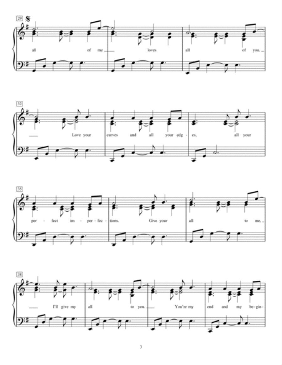 All Of Me All Of Me A Cappella scores gallery preview page 3