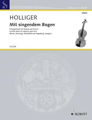 Book cover for Mit singendem Bogen