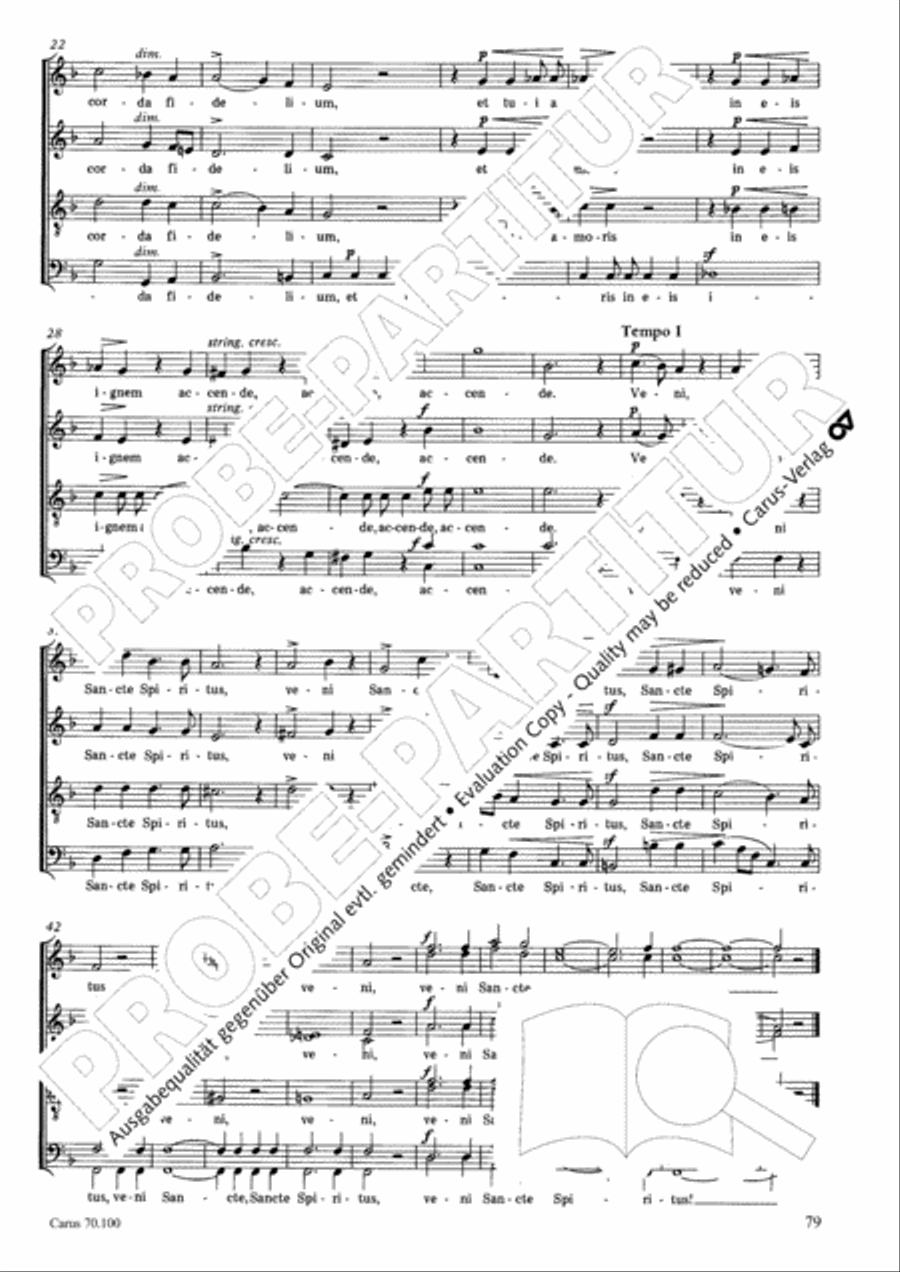Geistliches Chorbuch der Romantik Choir scores gallery preview page 80