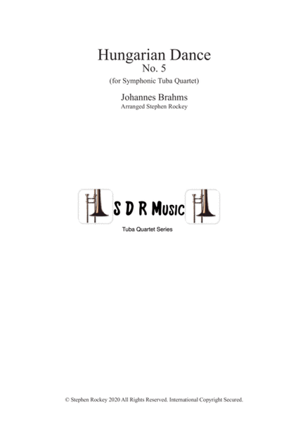 Hungarian Dance No.5 for Symphonic Tuba Quartet image number null