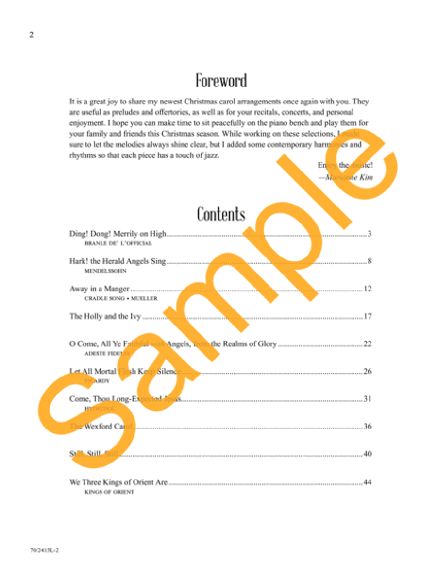 Come, Let Us Adore Him Come, Let Us Adore Him Piano Solo scores gallery preview page 3