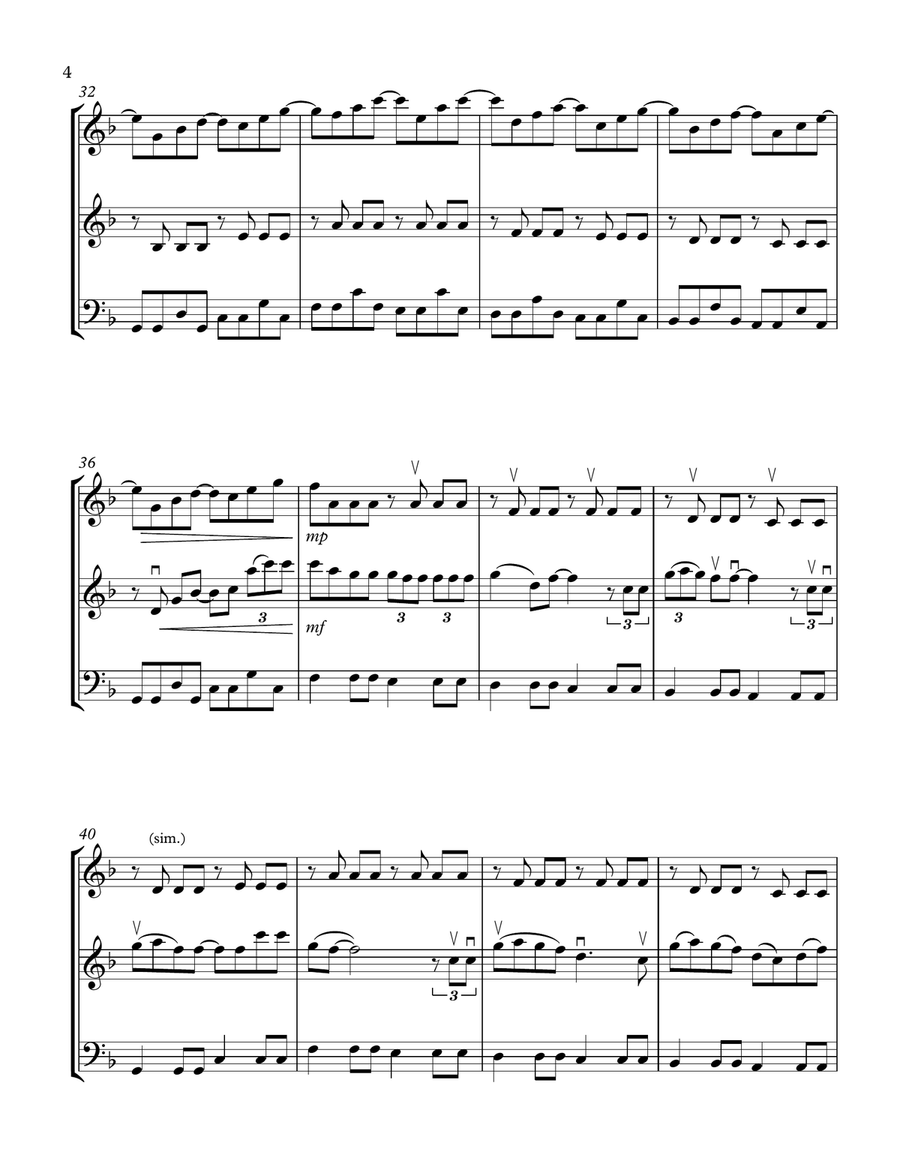 Better Together String Trio scores gallery preview page 4