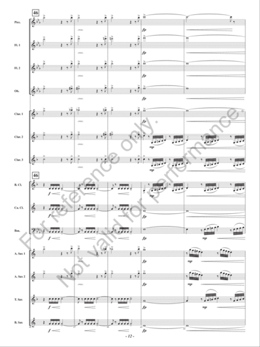 Prelude from The Barber of Seville by Gioachino Rossini Woodwind Ensemble - Sheet Music page 13