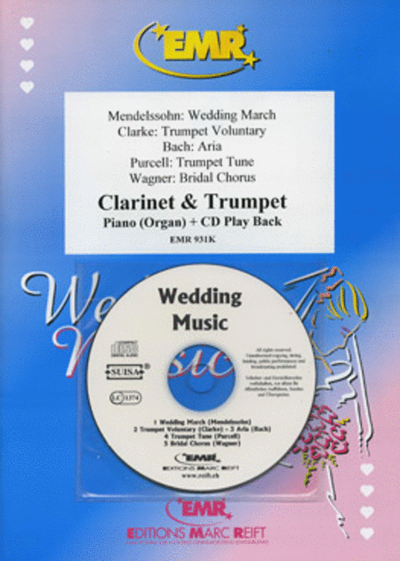 Wedding Music - Clarinet/Trumpet Duet (with CD)