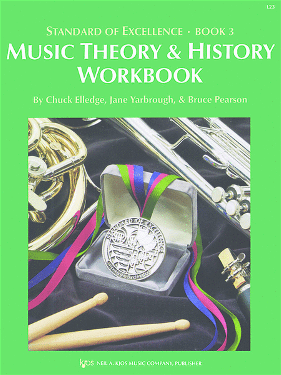 Standard of Excellence Book 3, Theory & History Workbook Concert Band Methods scores gallery preview page 1