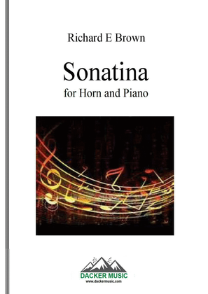 Book cover for Sonatina for Horn and Piano