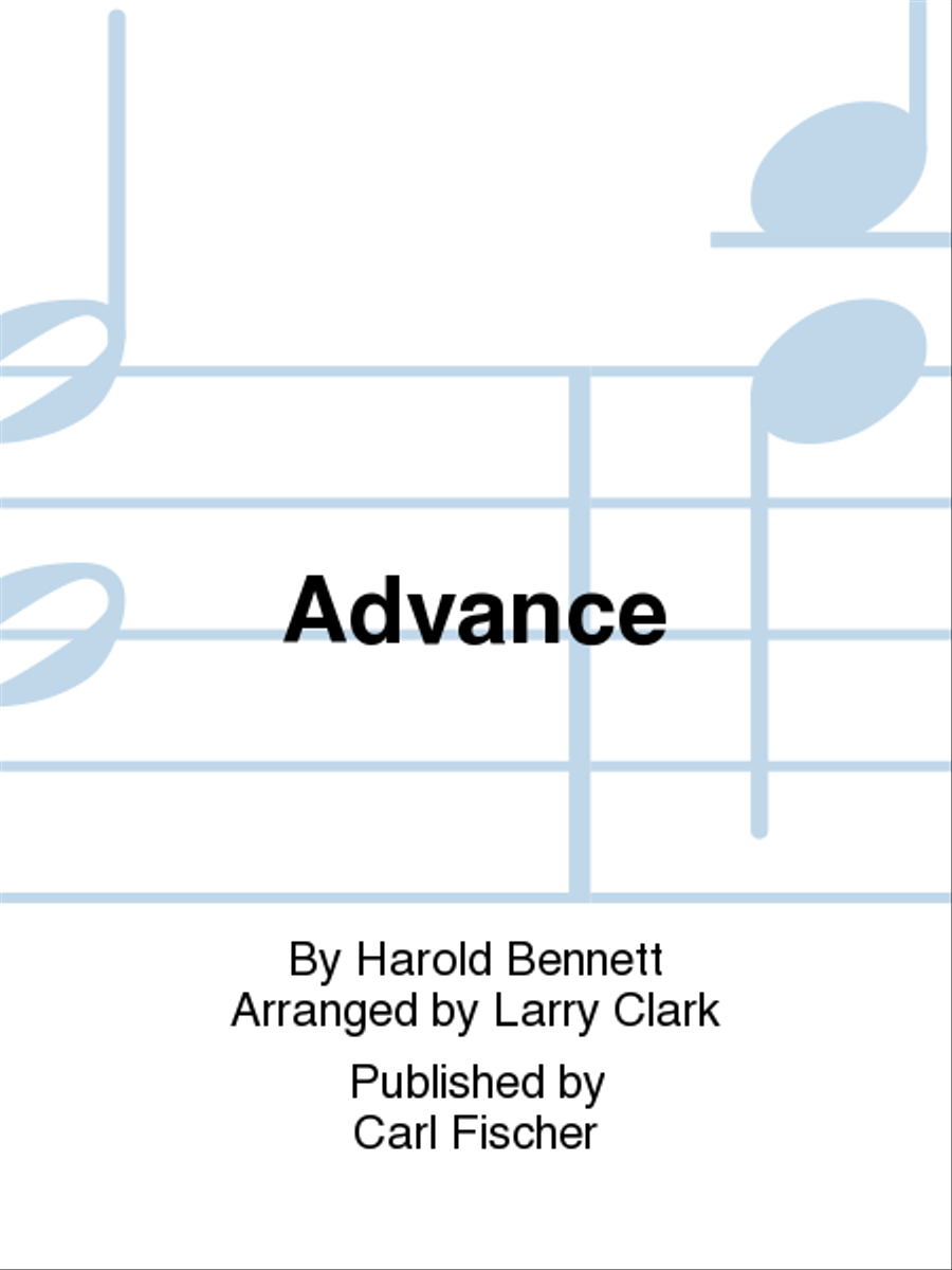 Advance Concert Band scores gallery preview page 1