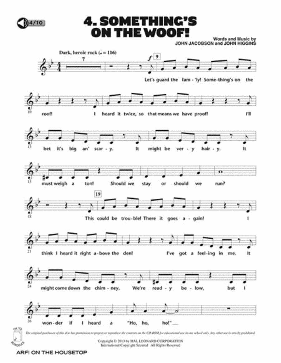 Arf! On The Housetop Arf! On The Housetop Choir scores gallery preview page 5