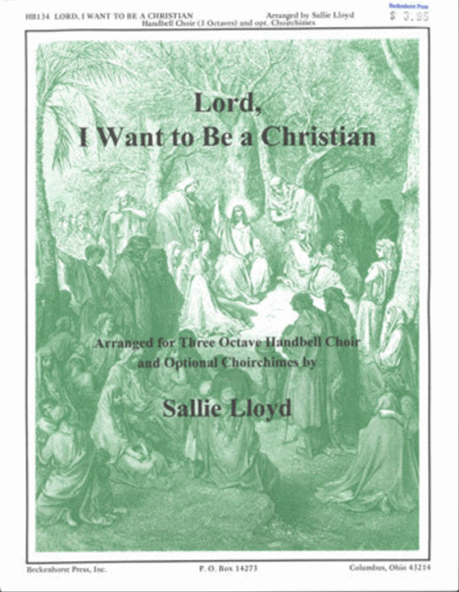 Lord, I Want to Be a Christian - Lloyd 3-Octaves scores gallery preview page 1