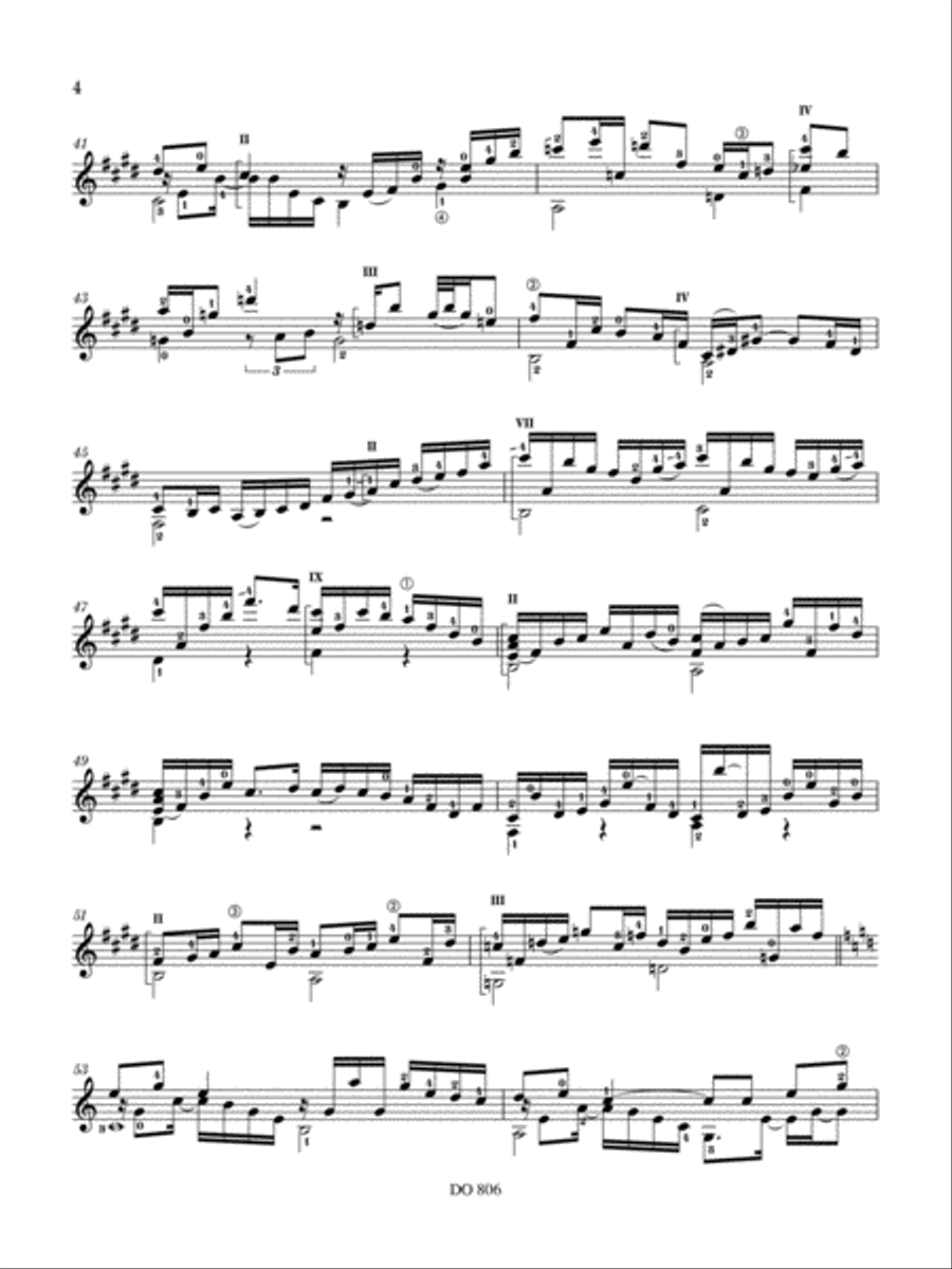 Sandy’s Portrait Sandy’s Portrait Classical Guitar scores gallery preview page 4
