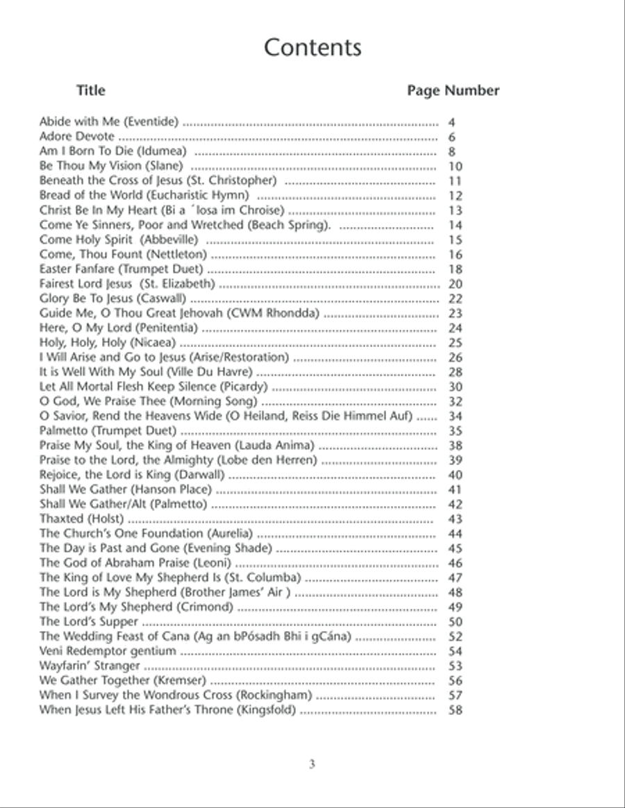 Hymns For Unaccompanied Trumpet Bugle scores gallery preview page 4