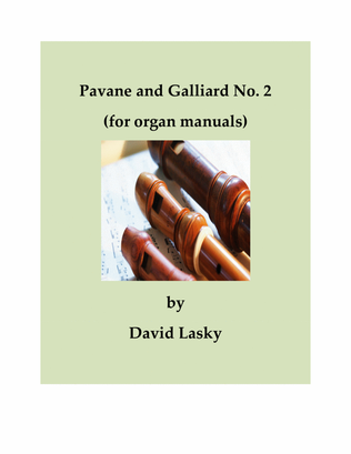 Book cover for Pavane and Galliard No. 2