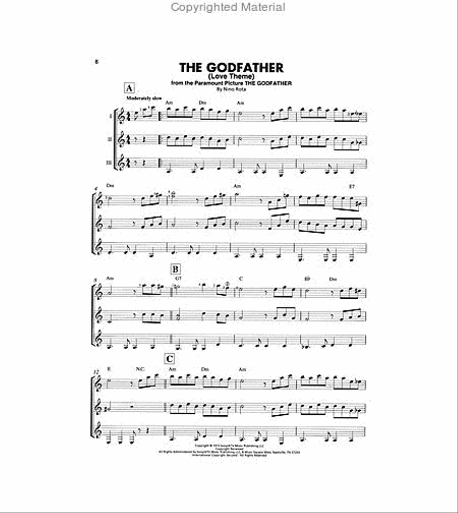 Great Themes Great Themes Guitar Ensemble scores gallery preview page 4