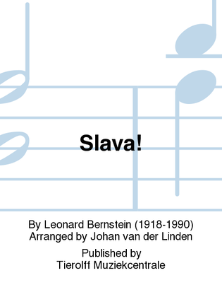 Book cover for Slava!, Saxophone Quartet