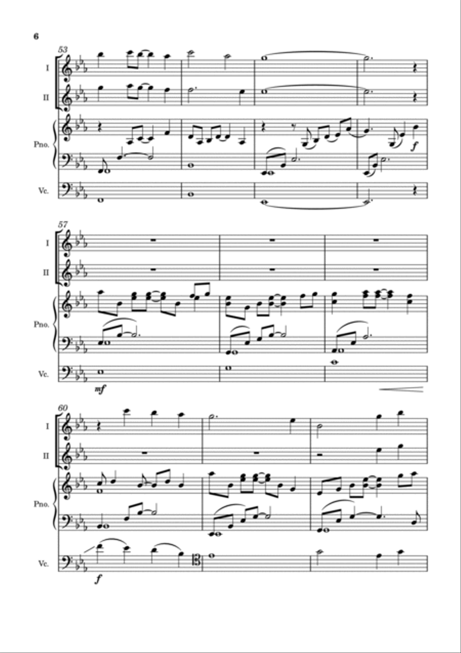 Together in Spirit Flute Solo scores gallery preview page 6