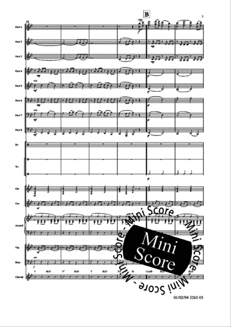 Traditional Portugese Folk Tunes Concert Band scores gallery preview page 9