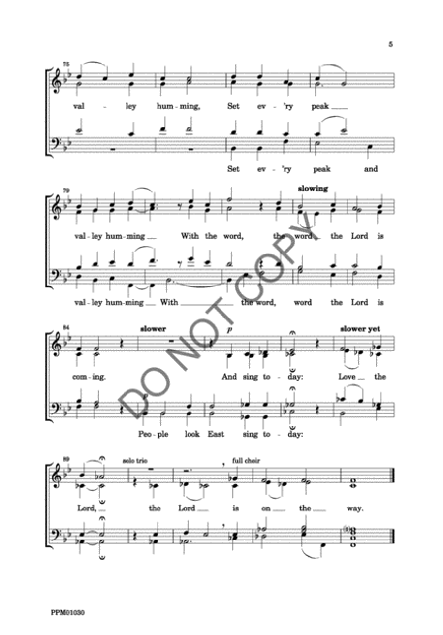 Advent Carol Advent Carol 4-Part scores gallery preview page 7