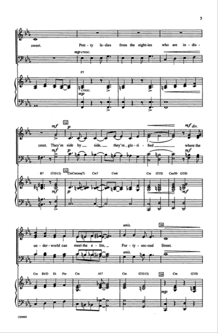 42nd Street Choir scores gallery preview page 3