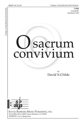 Book cover for O sacrum convivium - TTBB Octavo