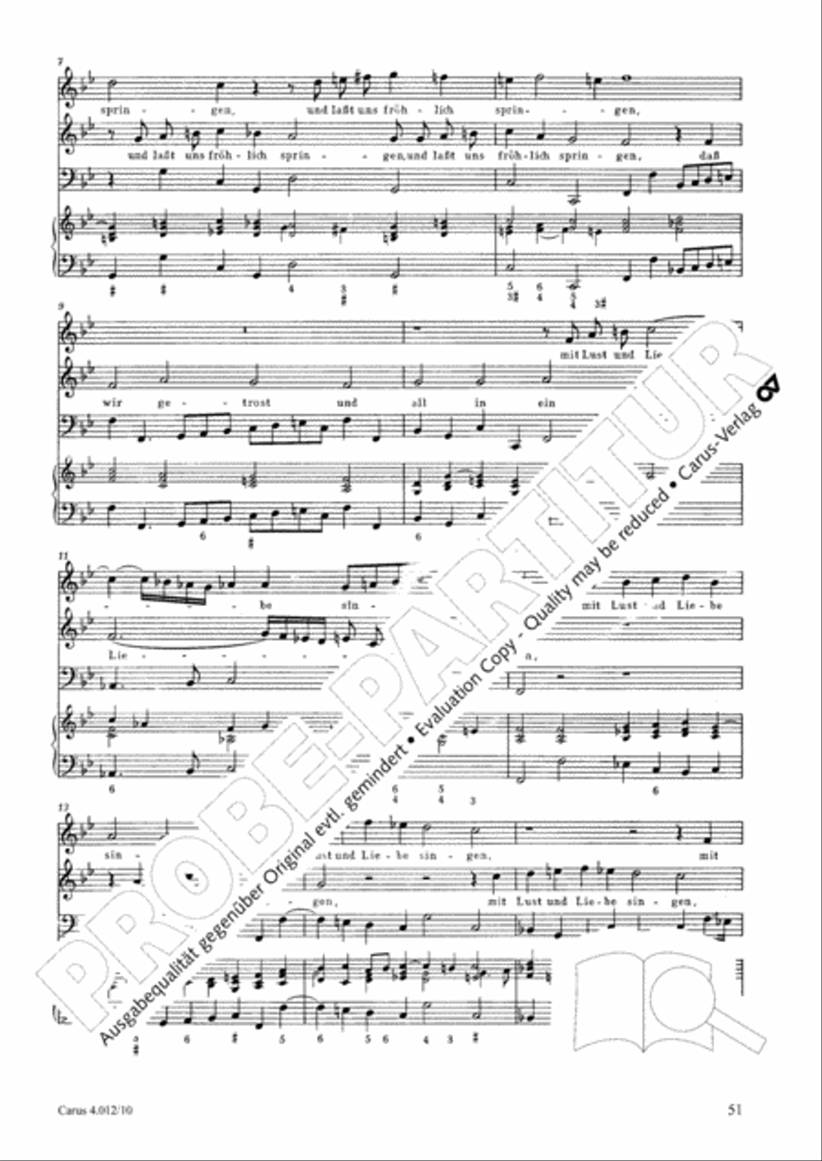 Opella Nova I. Teil 1618 Opella Nova I. Teil 1618 Collection / Songbook scores gallery preview page 52