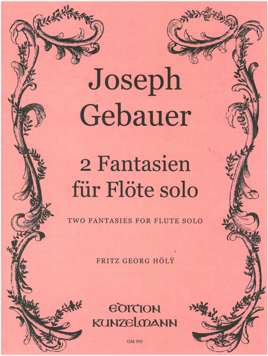 2 Fantasias Flute Solo scores gallery preview page 1