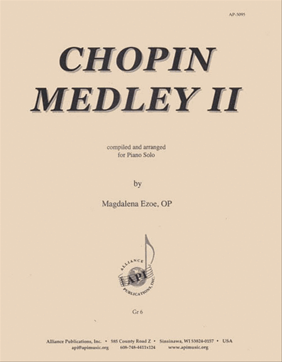 Chopin Medley II Piano Solo scores gallery preview page 1