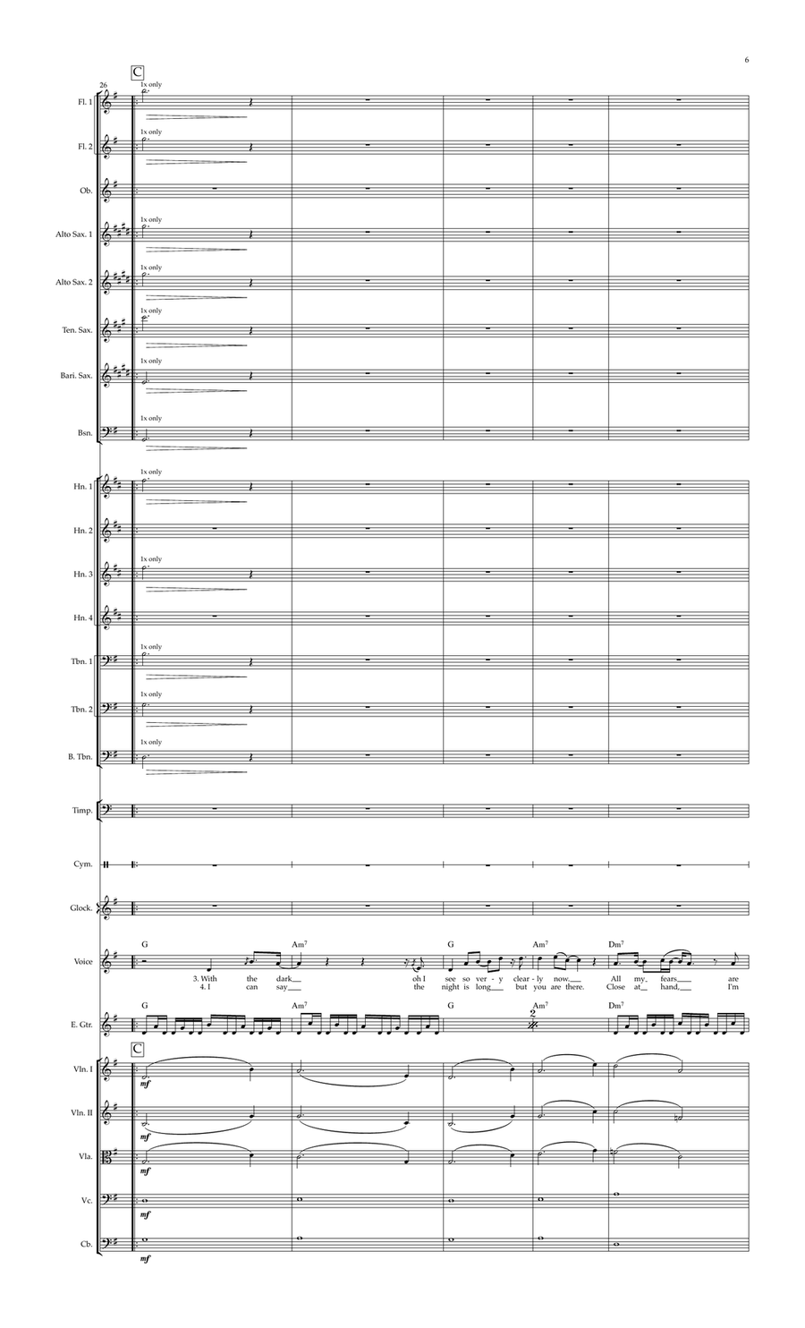Follow You, Follow Me Full Orchestra scores gallery preview page 5